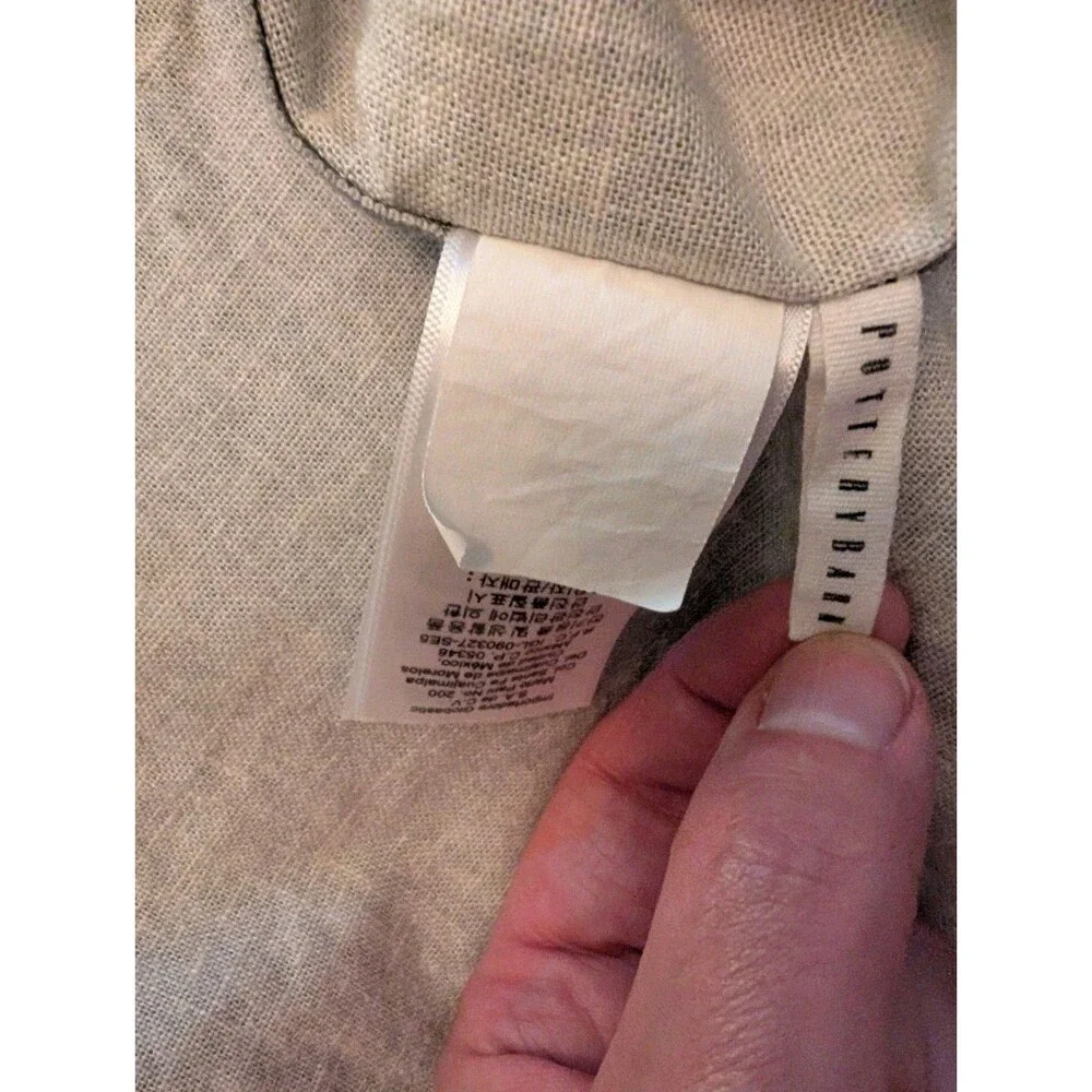 Pottery Barn linen cotton